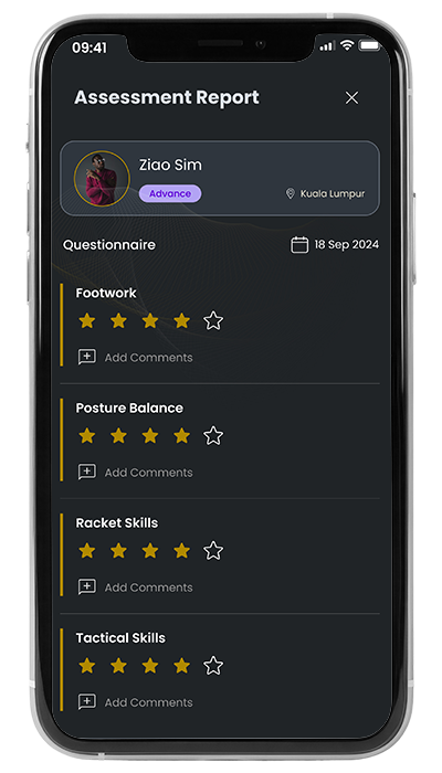 Player Dashboard