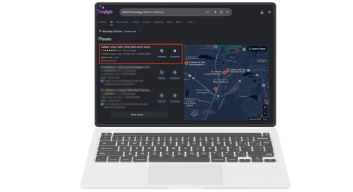Google search and maps rankings