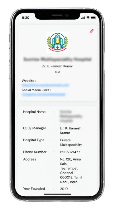 Doctor appointment app screen 3