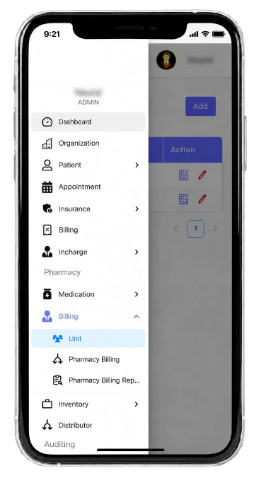 Doctor appointment app screen 1